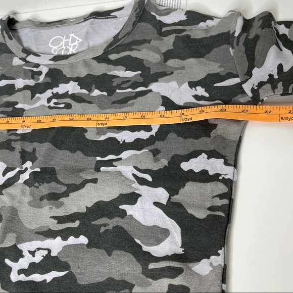 Chaser Camo-Print Long Dolman-Sleeve Top - Picture 8 of 10